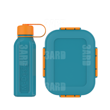 Load image into Gallery viewer, M-Design Lunch Set -  1.6L Lunch Box & 650ml Water Bottle & 3pcs Cutlery Set New