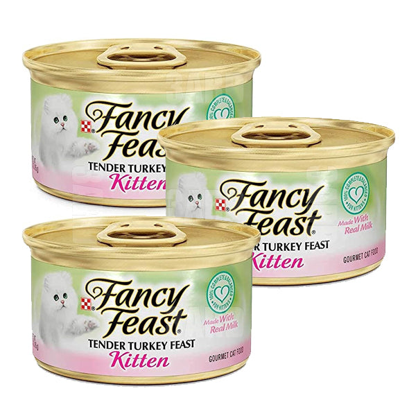 Fancy feast on sale turkey kitten food