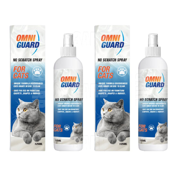 Omni Guard Cat no Scratch Spray 125ml Pack of 2 3ard