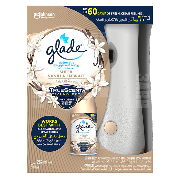 Glade Automatic Spray Holder Vanilla 269ml Pack of 1 3ard