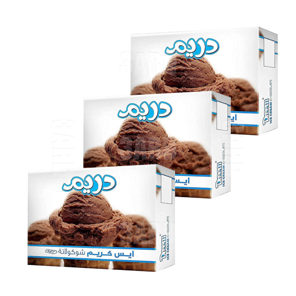 Dreem Chocolate Ice Cream Powder 80gm pack of 3 3ard