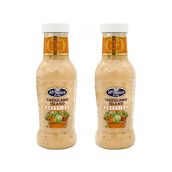 Mc Sauce Thousand Island Dressing 250g Pack of 2 3ard