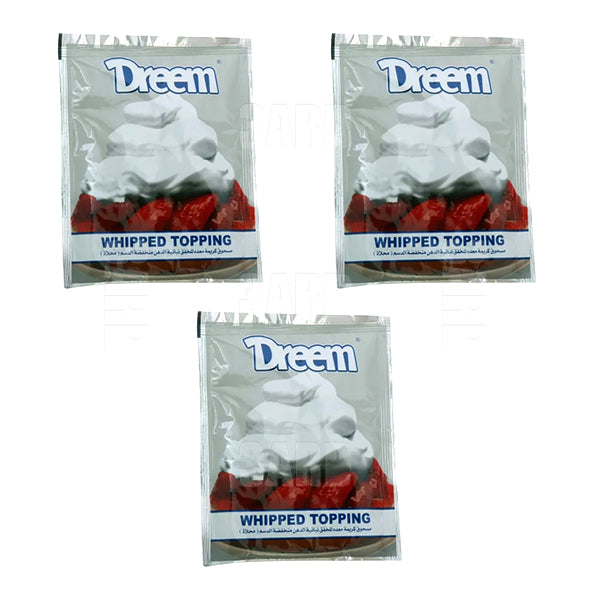 Dreem Vanilla Whipped Topping Powder 40gm pack of 6 3ard
