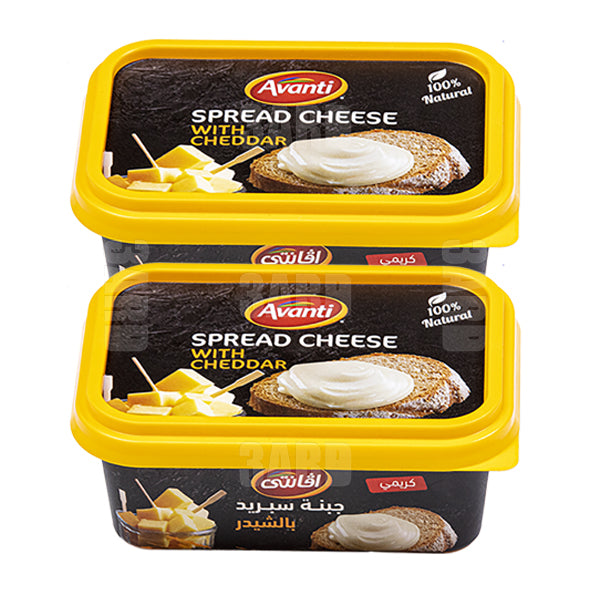 Avanti Spread Cheese with Cheddar 240gm Pack of 2 3ard