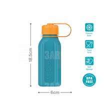 Load image into Gallery viewer, M-Design Square Bottle with Strap New Color 500ml