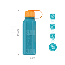 Load image into Gallery viewer, M-Design Square Bottle with Strap New Color 650ml