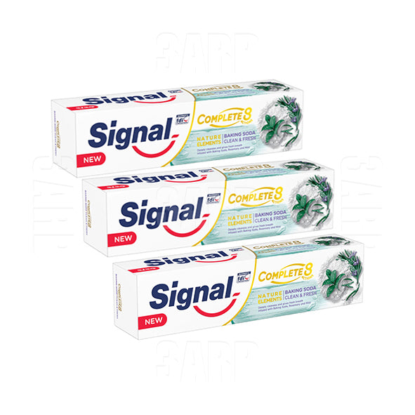 Signal Toothpaste Complete Baking Soda 50ml Pack of 3 3ard