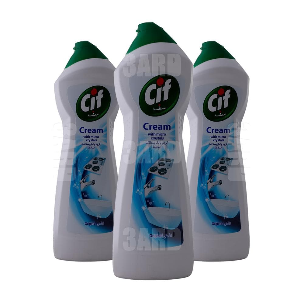 CIF Cream Cleaner Original 500ml (Pack of 3)
