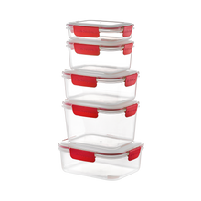 تحميل الصورة إلى عارض المعرض، ام ديزاين طقم 5 ق علبة ثلاجة 0.6, 1.1, 1.6, 2.1, 2.3 لتر