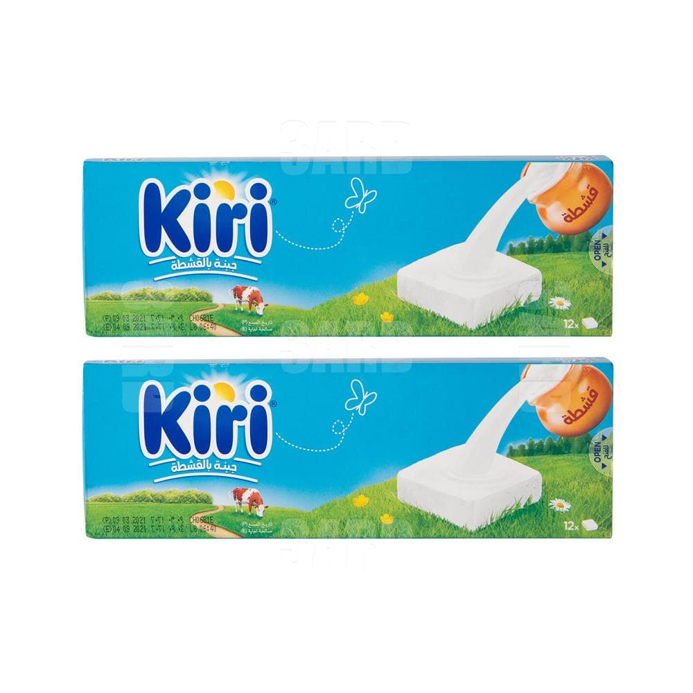 Kiri Cream Cheese 12 Portions 200g Pack of 2 3ard