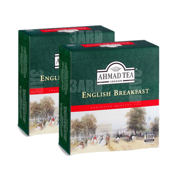 Ahmed Tea English Breakfast Tea - 100 Bags - Pack of 2