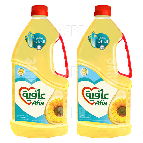 Afia Sunflower Oil 1.6 L- Pack of 2