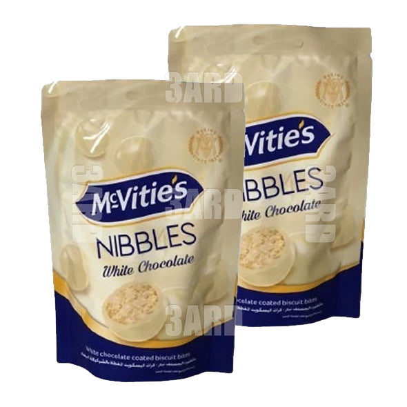 McVitie's Digestive Nibbles with White Chocolate 110g - Pack of 2