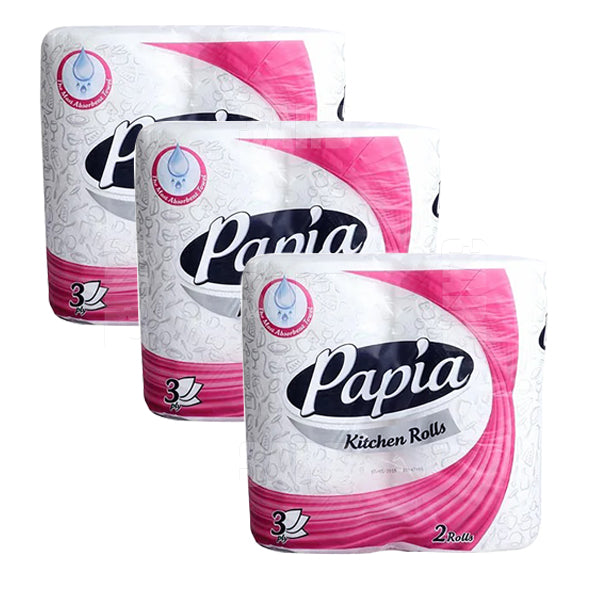 Papia Kitchen Roll 2pcs - Pack of 3