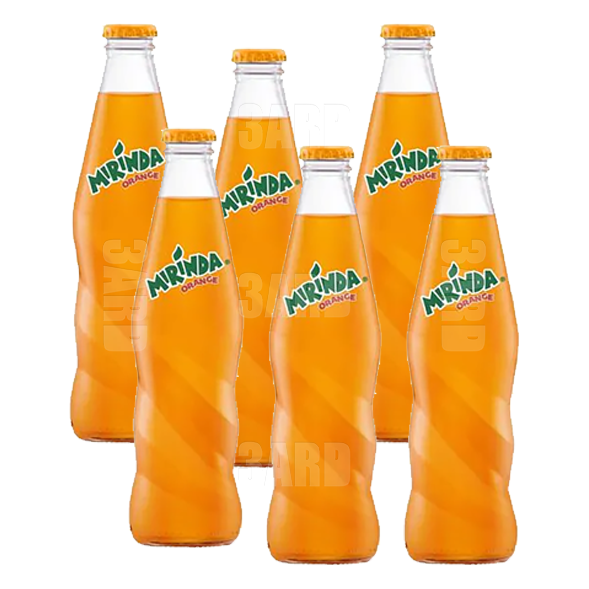 Mirinda Orange Glass 300ml - Pack of 6