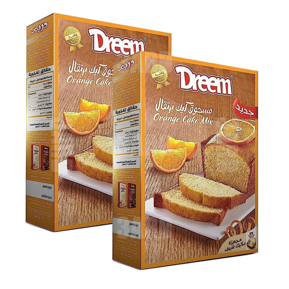 Dreem Cake Orange Flavor 400gm - pack of 2