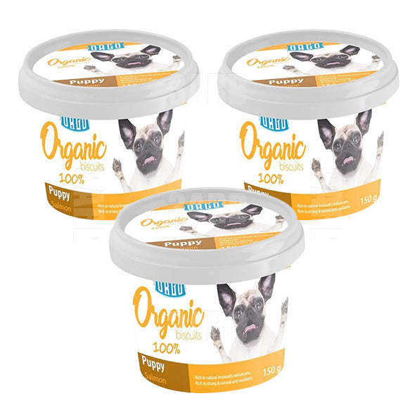 Orgo Puppy Biscuits Salmon 150g - Pack of 3