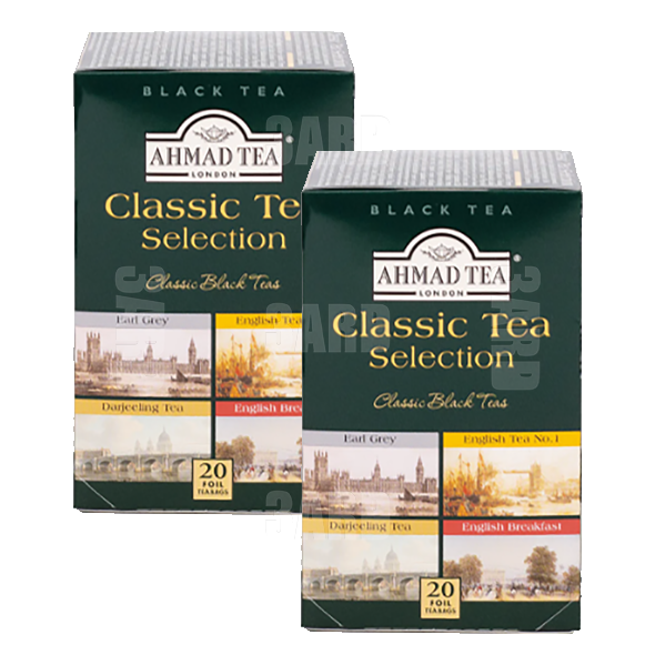 Ahmad Tea Classic Tea Selection 20 Teabags - Pack of 2