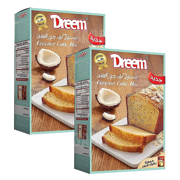 Dreem Cake Coconut Flavor 400gm - pack of 2