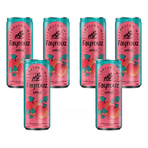 Fayrouz Apple Can 330ml- Pack of 6