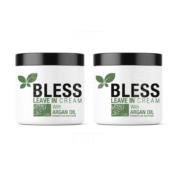 Bless Leave in Cream with Argan Oil 450ml - Pack of 2