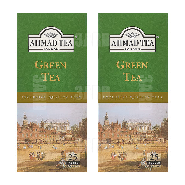 Ahmad Tea Green Tea 25 Teabags - Pack of 2