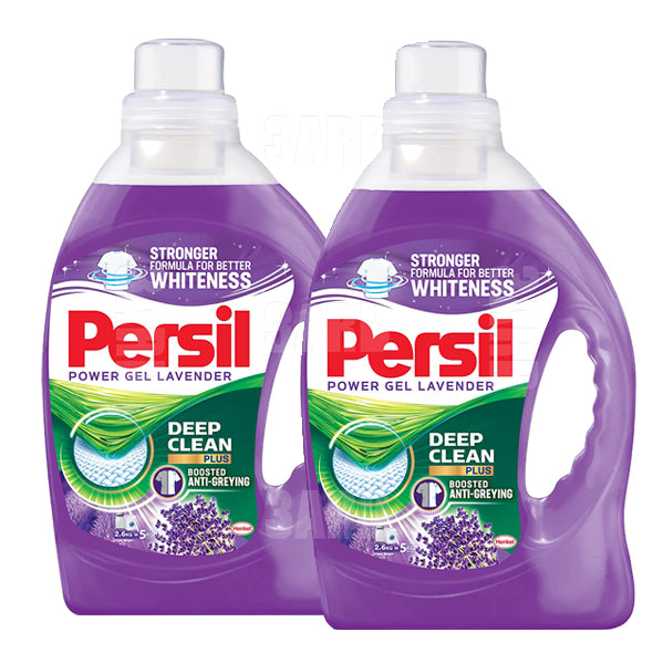 Persil Gel Automatic Laundry Detergent Gel Lavender Scent 2.6L - Pack of 2
