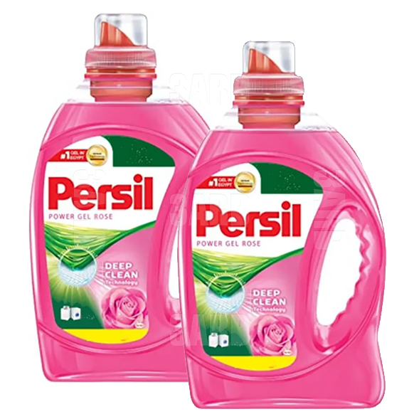 Persil Gel Automatic Laundry Detergent Gel with Rose Scent 3.25L - Pack of 2