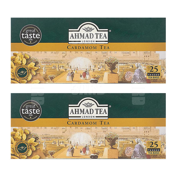 Ahmad Tea Cardamom Tea 25 Teabags - Pack of 2