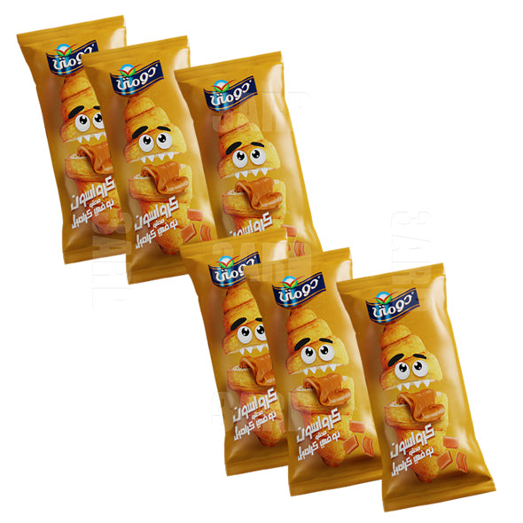 Domty Croissant Toffee Caramel 1pcs - Pack of 6