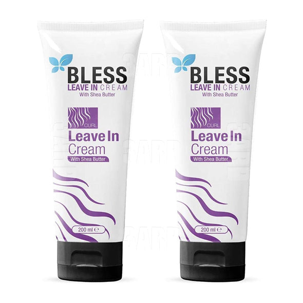 Bless Leave in Cream Tube with Shea Butter 200ml - Pack of 2