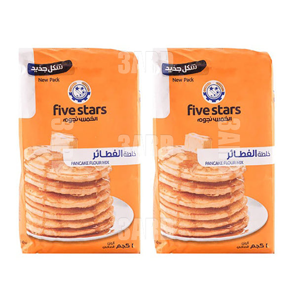 Five Stars Pancakes Flour Mix 1kg - Pack of 2