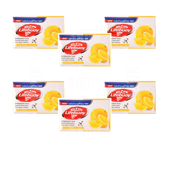 Lifebuoy Soap Lemon 165ml - Pack of 6