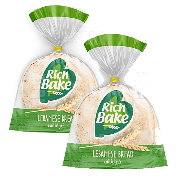 Rich Bake Small Lebanese Bread 185g - Pack of 2