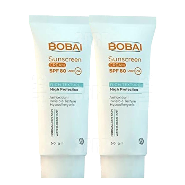 Bobai Sunscreen Cream SPF80 50g - Pack of 2