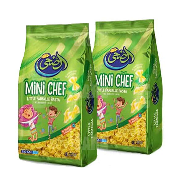 Al Doha Mini Chef Little Farfalle Pasta 250g - Pack of 2