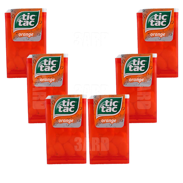 Tic Tac Fresh Orange Candy 10.2g - Pack of 6