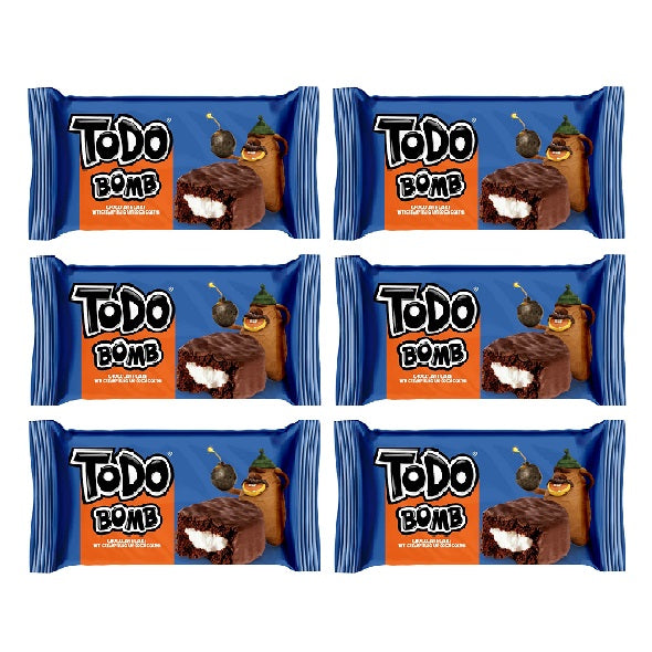 Todo Bomb Chocolate Cake 50g - Pack of 6