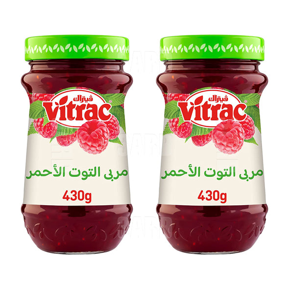 Vitrac Raspberry Jam 430g - Pack of 2