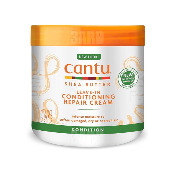 Cantu Leave in Conditioner Repair Cream with Shea Butter 453g - Pack of 1