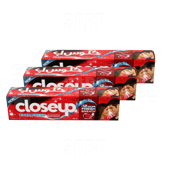 Closeup Red Toothpaste 50ml - Pack of 3