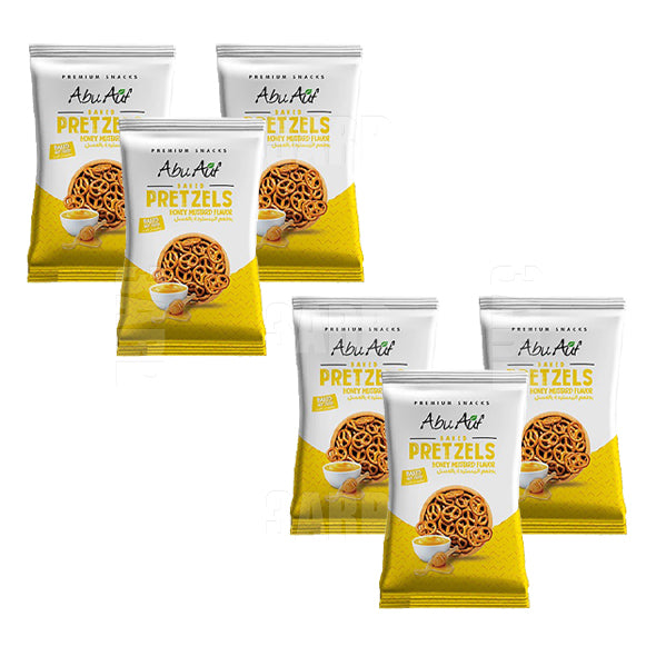 Abu Auf Pretzels Honey Mustard 30g - Pack of 6