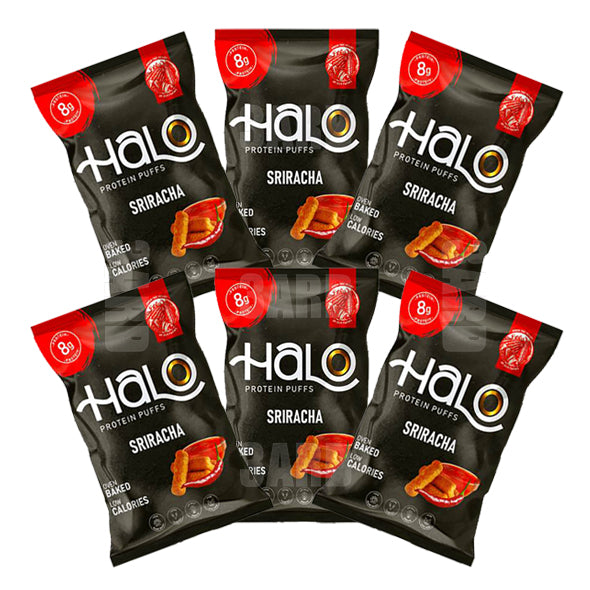 Halo Protein Puffs Sriracha 40g - Pack of 6