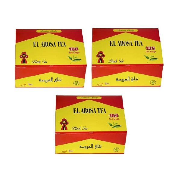 El Arosa Black Tea 100 bags - Pack of 3