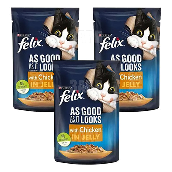 Felix Kitten Food with Chicken 85g - Pack of 3