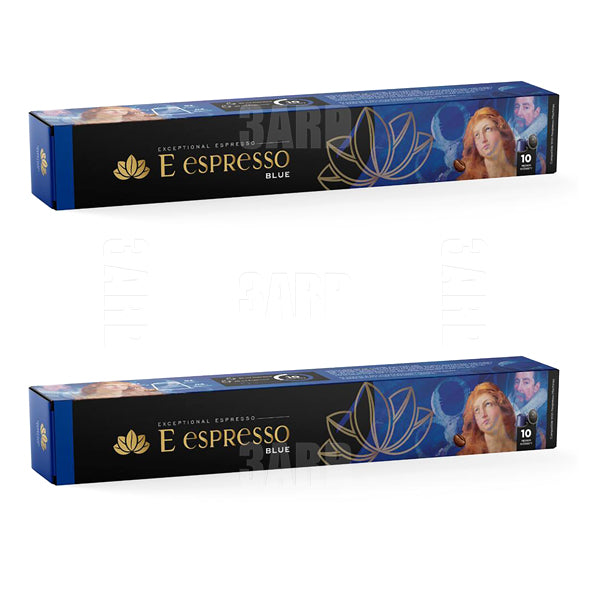 E Espresso Intensity 10 (Blue) 10caps - Pack of 2