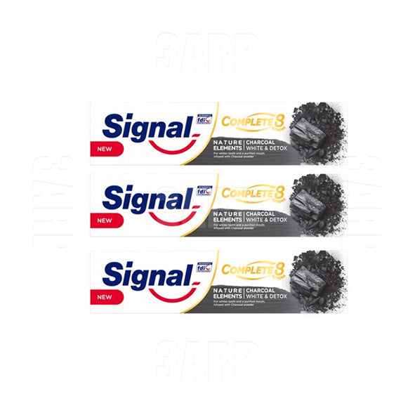 Signal Toothpaste Complete Charcoal 50ml - Pack of 3