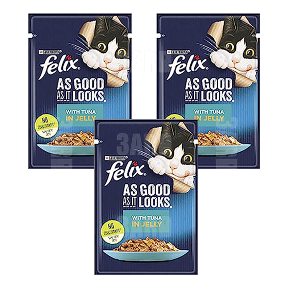 Felix Cat Food with Tuna 85g - Pack of 3