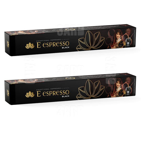 E Espresso Intensity 13 (Black) 10caps - Pack of 2