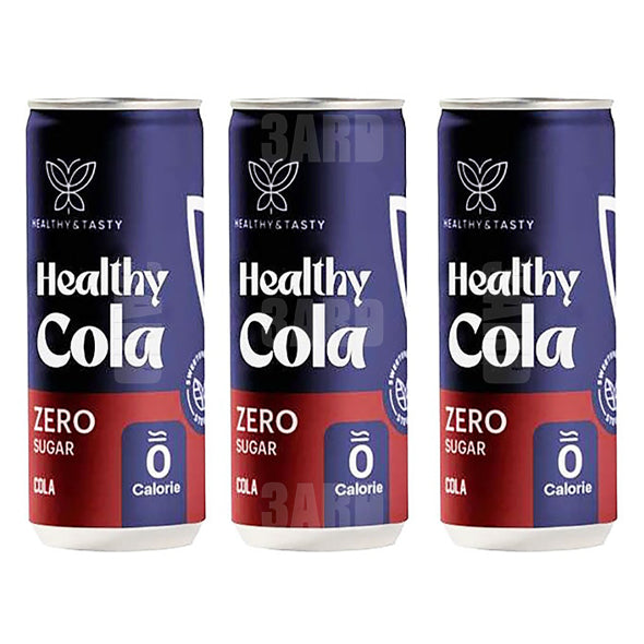 Healthy & Tasty Zero Sugar Cola 330ml - Pack of 3